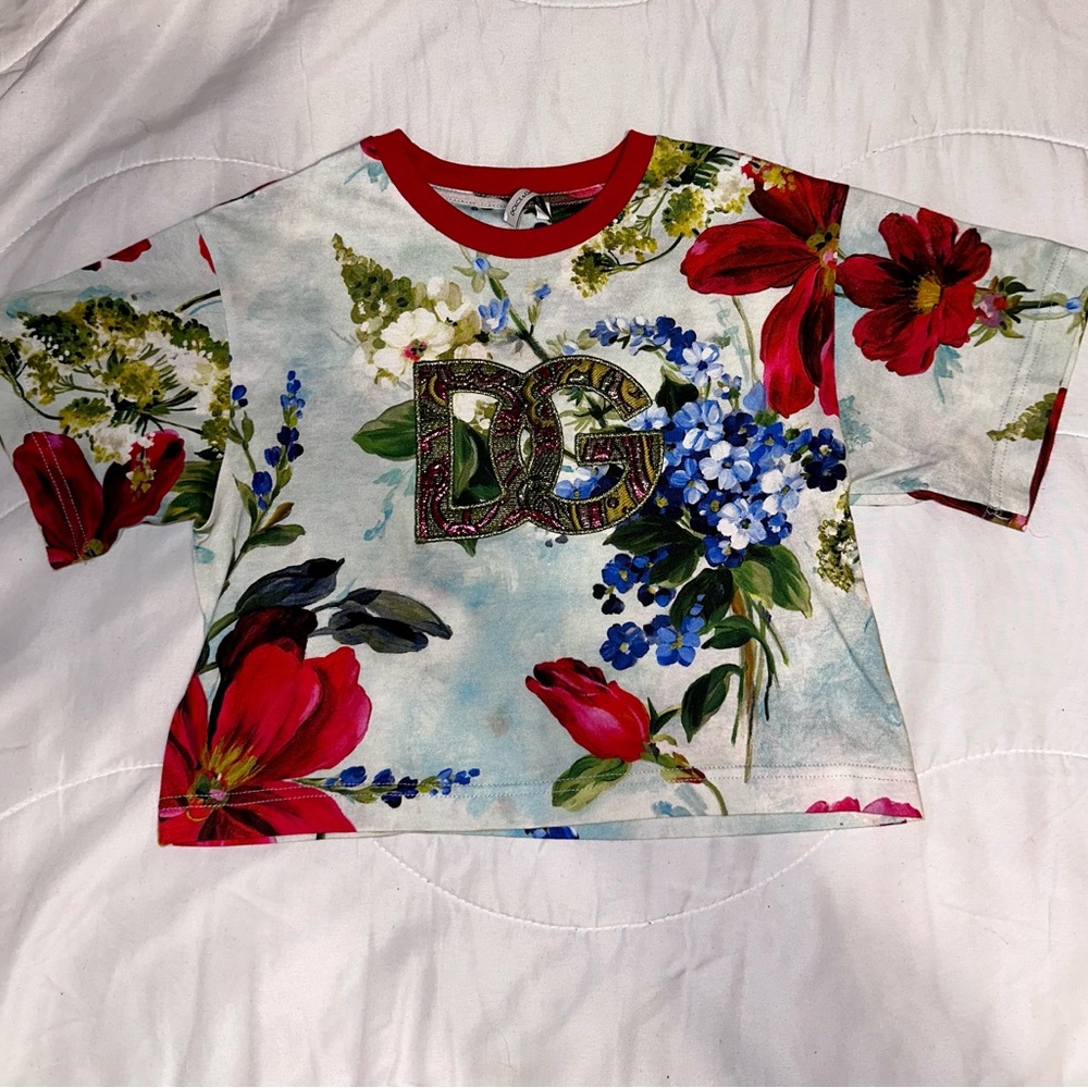Dolce Gabbana Floral Shirt. 2Y